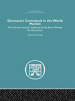 cover image of Germany's Comeback in the World Market